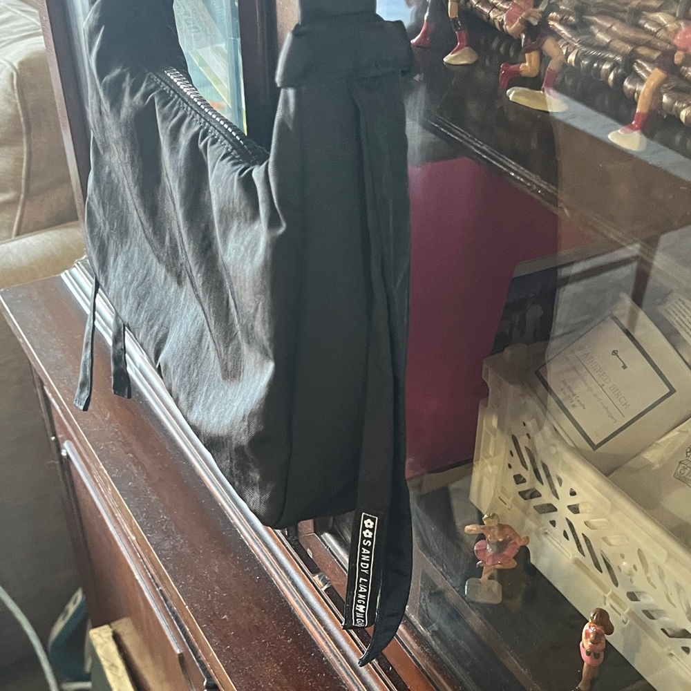 Like New Sandy Liang x BAGGU Black Bow Shoulder Bag - Picture 3 of 9